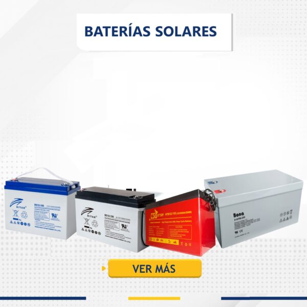 BATERÍAS SOLARES